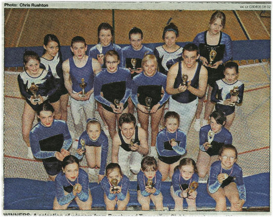 Picture of many winners during March.  (c) Gazette