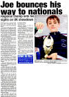 Report on Joe Harris in Echo on 13th February 2012