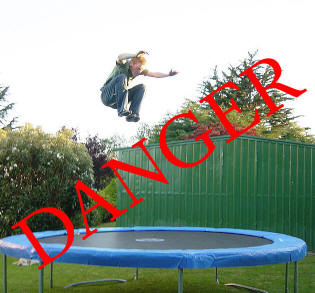 Home Trampoline - Danger!